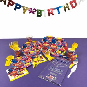 Birthday Fun Party Deluxe Kit for 8 or 16 Guest