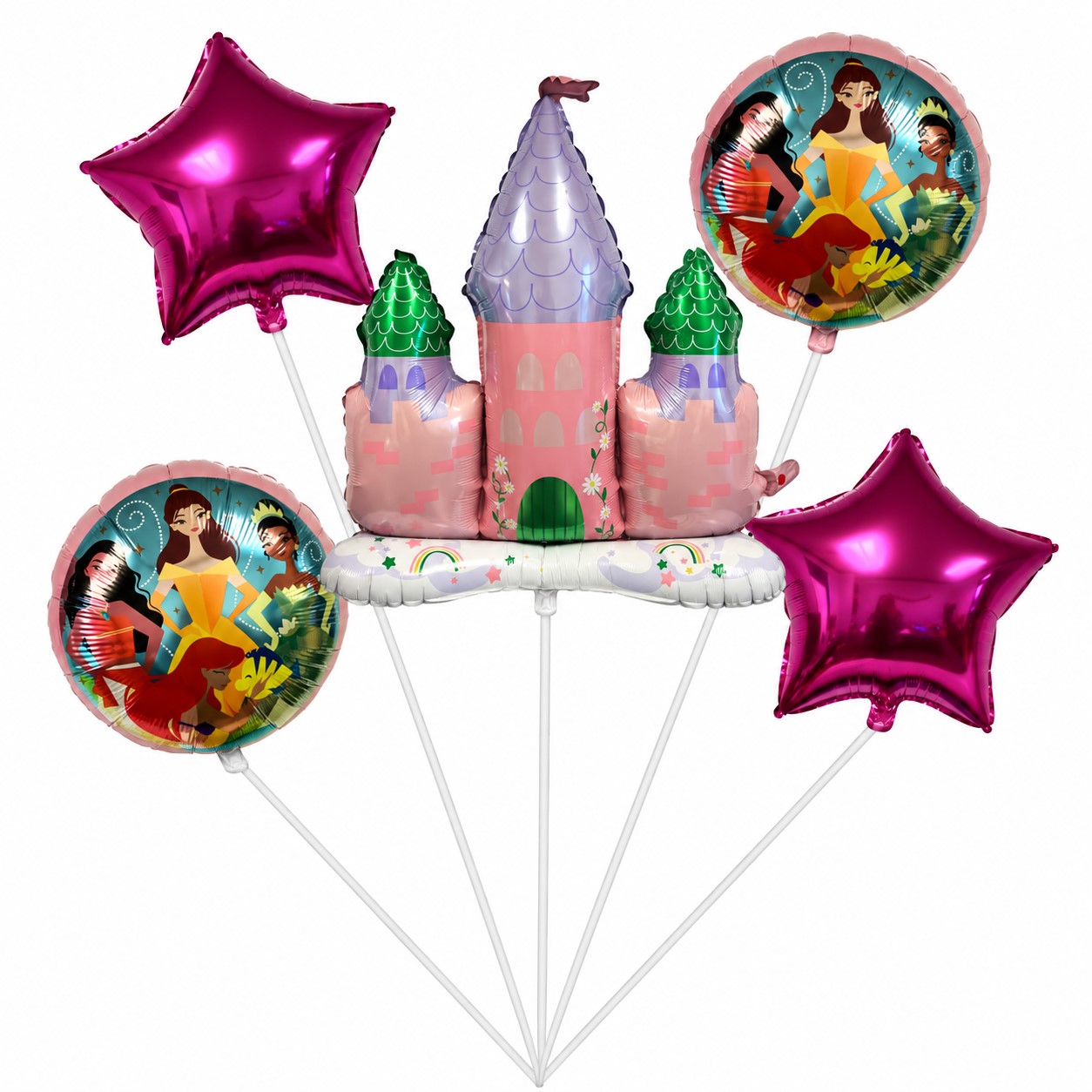 Disney Princess 5-Piece Balloon Kit - Image 2