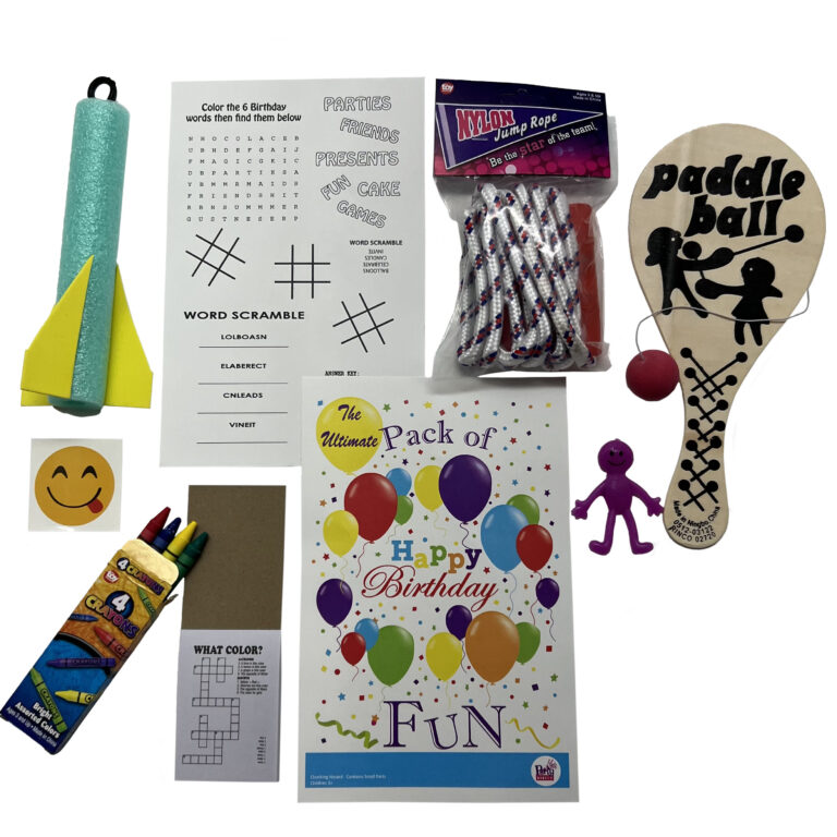 Birthday Balloon Jamboree Mega Fun Favor Bag - 50 Bags/Case - Party Direct