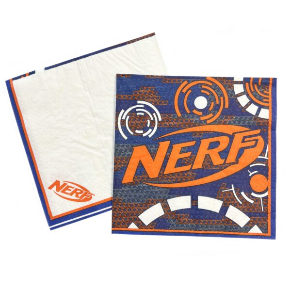 Nerf Luncheon Napkins - 16 Napkins or 192 Napkins/Unit