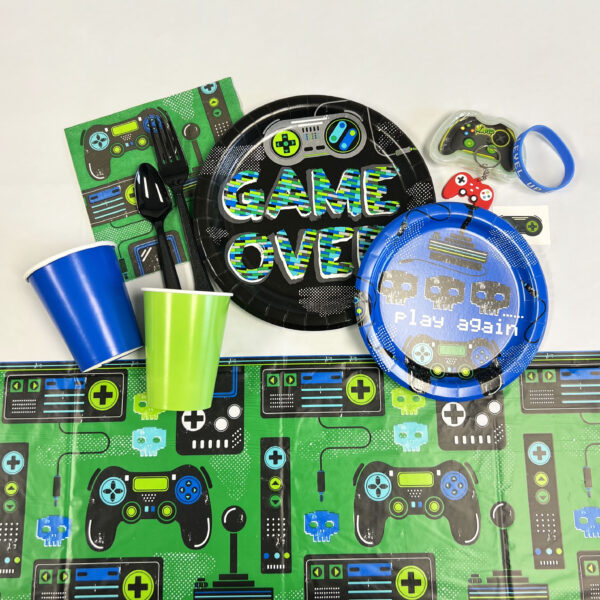 Gamer Birthday 9in Plate - 8 Plates or 48 Plates/Case - Image 2