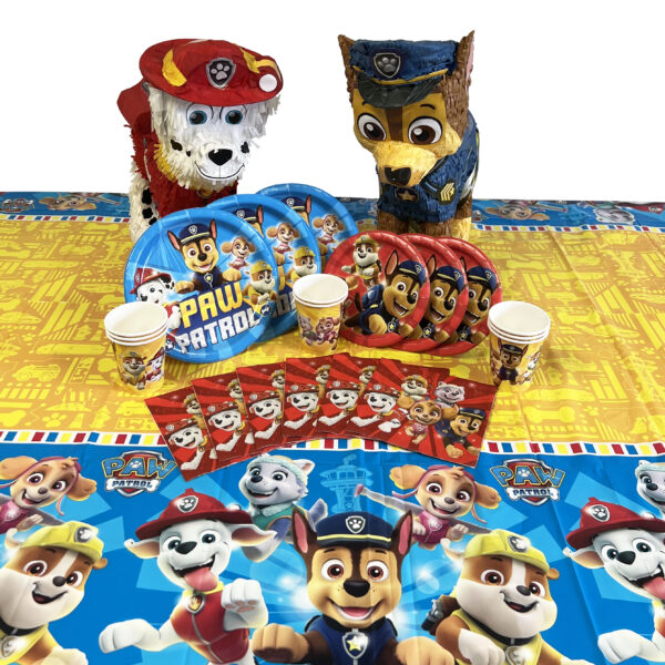 "Paw Patrol, Chase", 3D Pull-String Pinata - 1 Pinata - Image 2