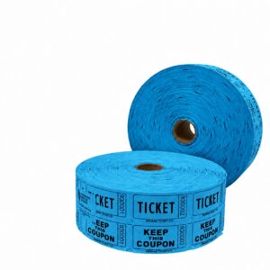 Jumbo Plastic Table Rolls - 1 Roll or 4 Rolls/Case - Blue