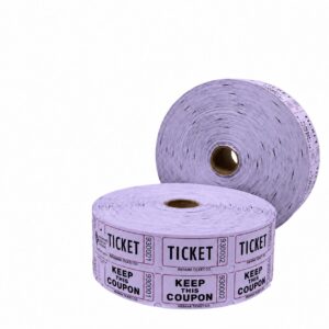Jumbo Plastic Table Rolls - 1 Roll or 4 Rolls/Case - Purple
