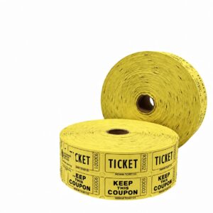 Jumbo Plastic Table Rolls - 1 Roll or 4 Rolls/Case - Yellow
