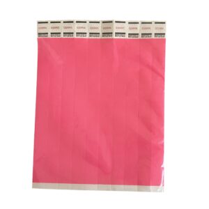 Jumbo Plastic Table Rolls - 1 Roll or 4 Rolls/Case - Neon Pink