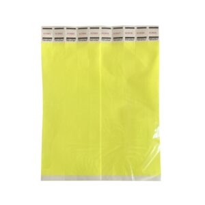 Jumbo Plastic Table Rolls - 1 Roll or 4 Rolls/Case - Neon Yellow