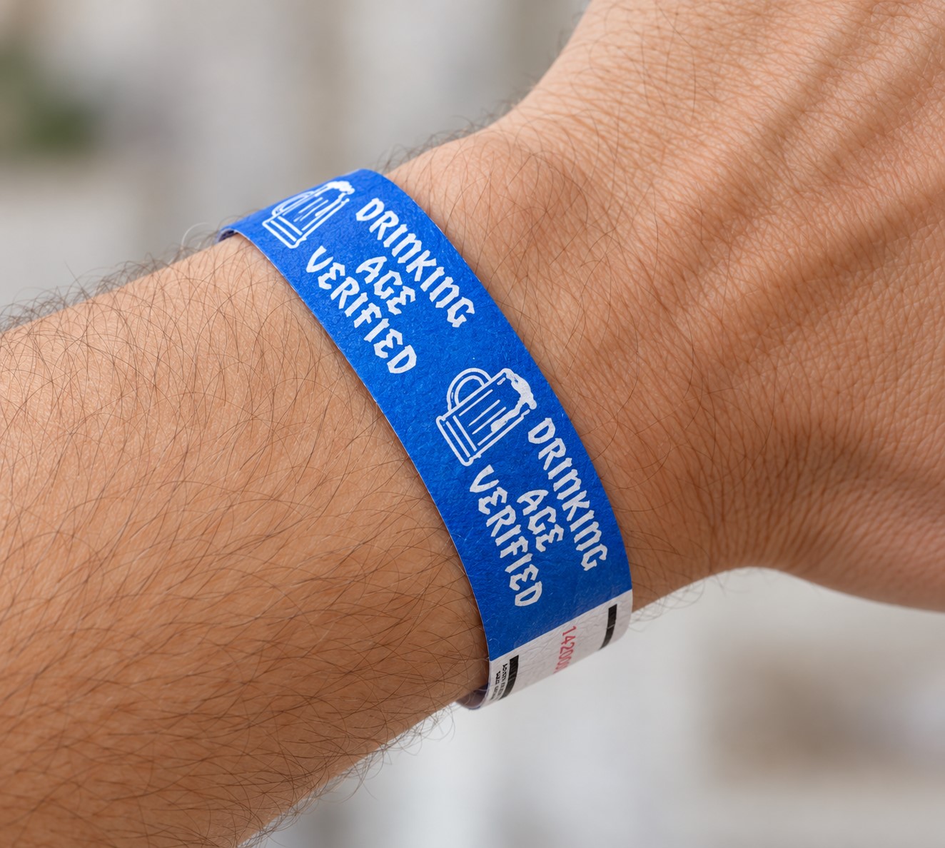 Drinking Age Verified Wristbands - 500/Box or 1000/Box - Image 2