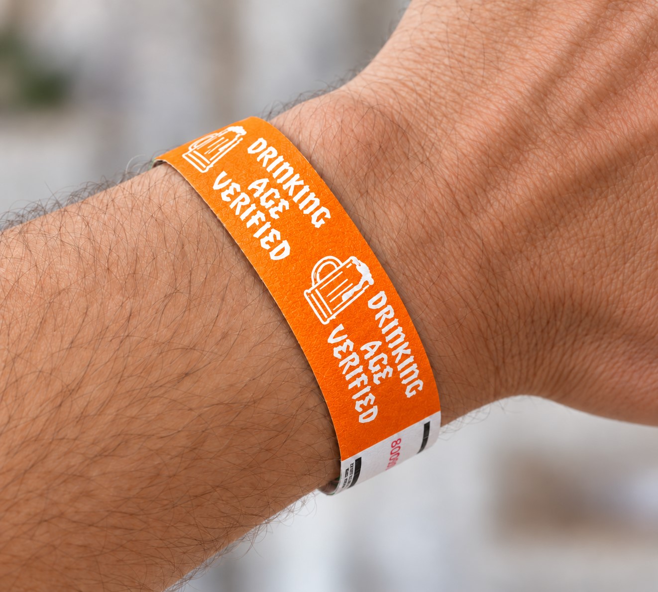 Drinking Age Verified Wristbands - 500/Box or 1000/Box - Image 4