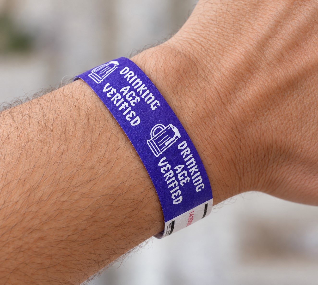 Drinking Age Verified Wristbands - 500/Box or 1000/Box - Image 6