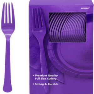 Jumbo Plastic Table Rolls - 1 Roll or 4 Rolls/Case - Purple