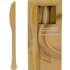 Jumbo Plastic Table Rolls - 1 Roll or 4 Rolls/Case - Gold