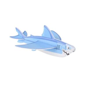 6" Shark Foam Glider Planes - 12 Pieces/Bag