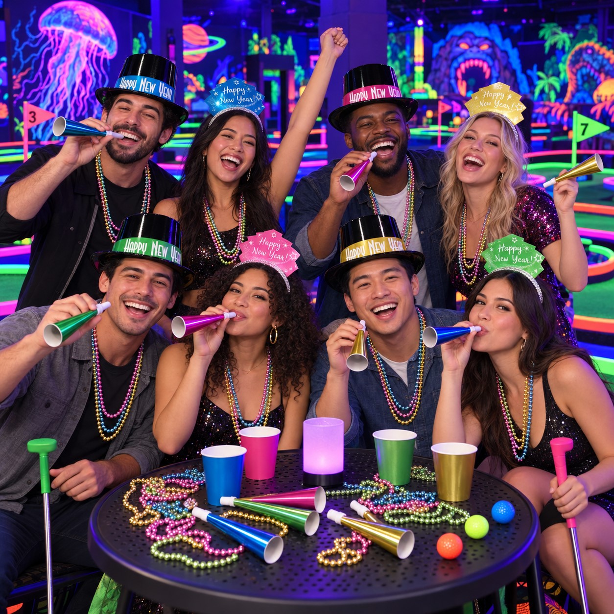 Neon Party Kit for 50 - Image 2