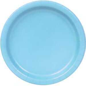 Jumbo Plastic Table Rolls - 1 Roll or 4 Rolls/Case - Caribbean Blue