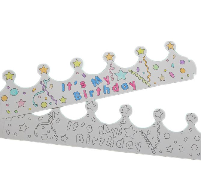 Color Me Crown - Birthday Child - 25/Pack - Image 2