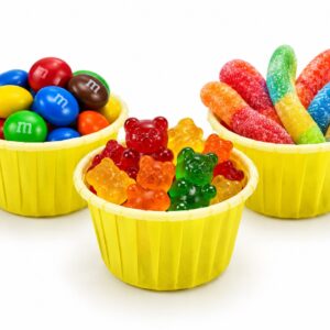 Jumbo Plastic Table Rolls - 1 Roll or 4 Rolls/Case - Yellow