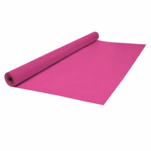 Jumbo Plastic Table Rolls - 1 Roll or 4 Rolls/Case - Hot Pink