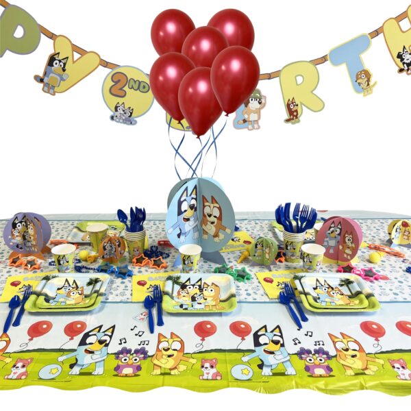 Bluey Birthday Deluxe Party Kit for 8 or 16 Guest - Image 5