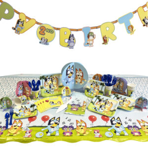 Bluey Birthday Deluxe Party Kit for 8 or 16 Guest