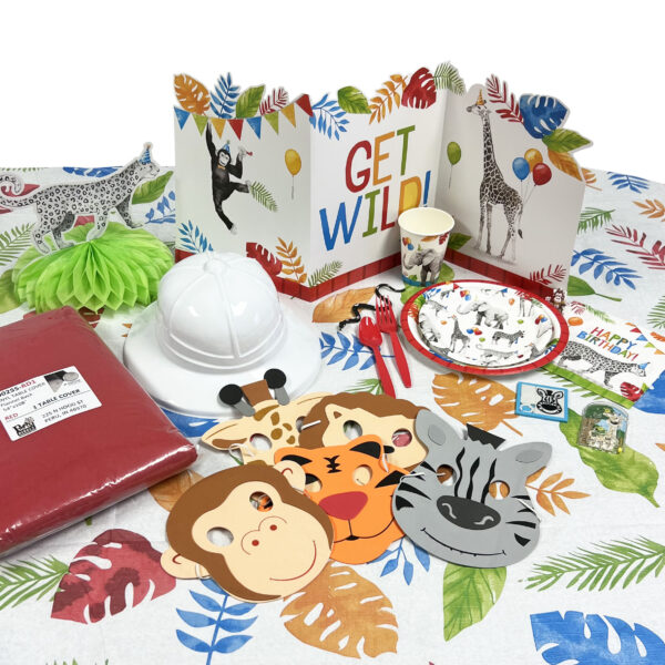 Party Animals 7" Plates - 8 Plates - Image 2