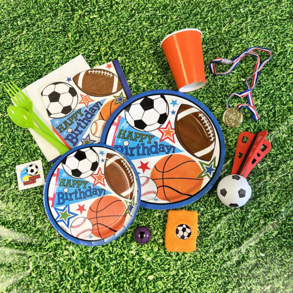 Sports Birthday Luncheon Napkins - 16 Napkins - Image 2