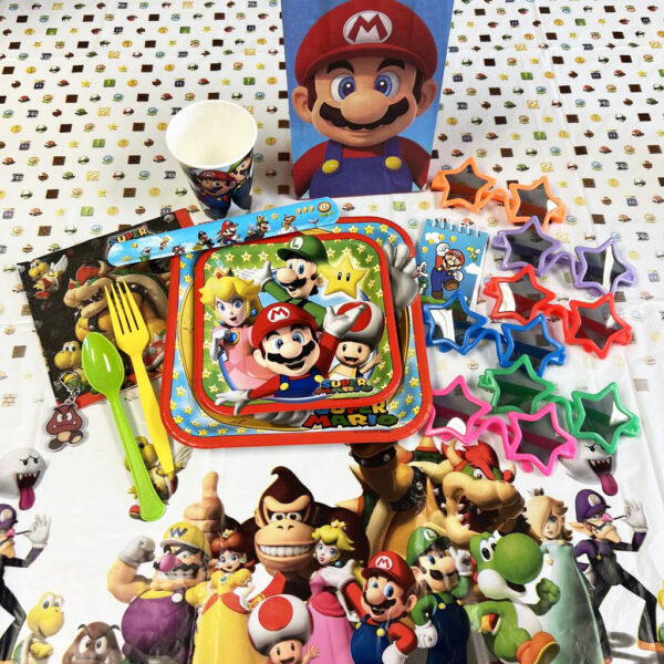 Super Mario 9" Plates - 8 Plates or 48 Plates/Unit - Image 2