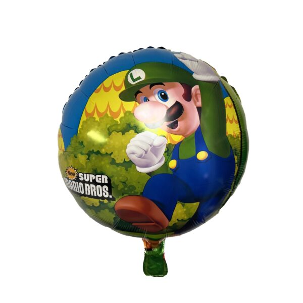 BACK IN STOCK SOON...Super Mario 18" Mario & Luigi Foil Mylar Balloon - 1 Balloon