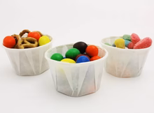 Jumbo Plastic Table Rolls - 1 Roll or 4 Rolls/Case - White