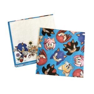 Sonic the Hedgehog Luncheon Napkins - 16 Napkins or 96 Napkins/Unit