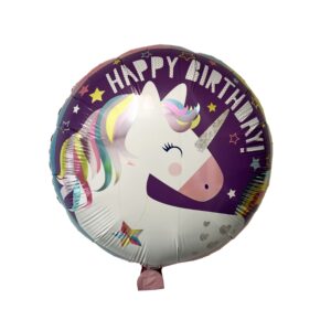 Unicorn 18" Round Foil Mylar Balloon - 1 Balloon