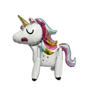 Standing Unicorn 30" Foil Mylar Balloon - 1 Balloon or 6 Balloons/Unit