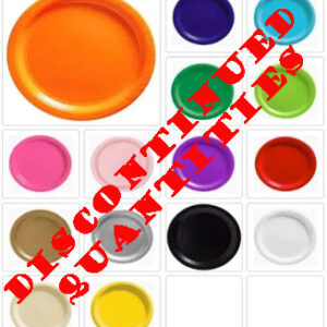 Solid Color Plates, 6.75" Paper DISCONTINUED - 50/Pack