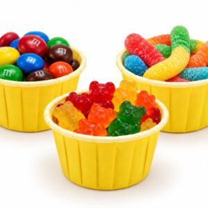 Jumbo Plastic Table Rolls - 1 Roll or 4 Rolls/Case - Yellow