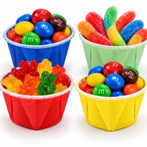 Jumbo Plastic Table Rolls - 1 Roll or 4 Rolls/Case - Assorted