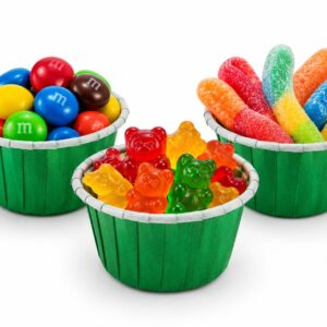 Jumbo Plastic Table Rolls - 1 Roll or 4 Rolls/Case - Green