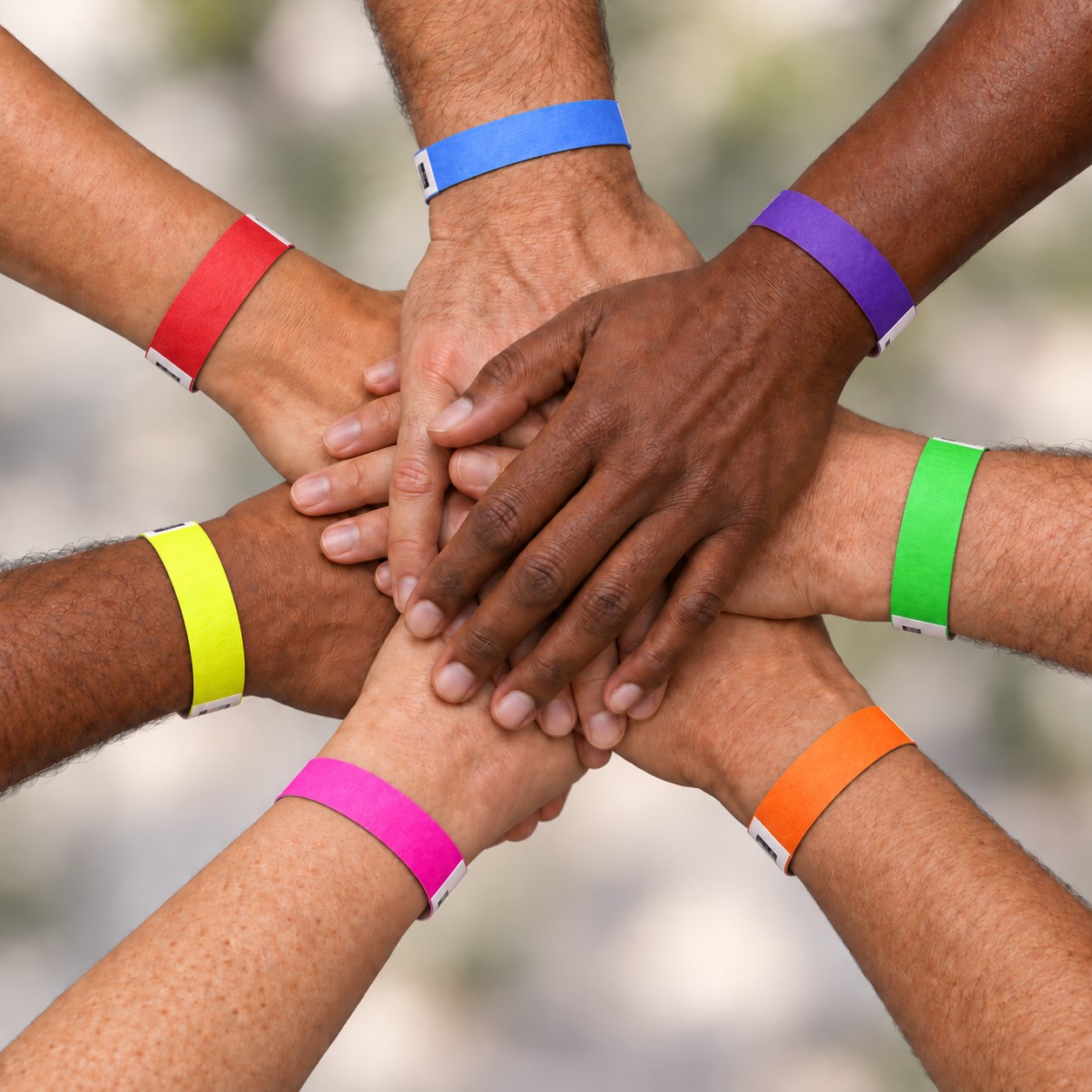 Solid Color Wristbands - 500/Box or 1000/Box