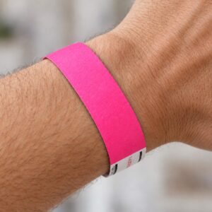 Jumbo Plastic Table Rolls - 1 Roll or 4 Rolls/Case - Neon Pink