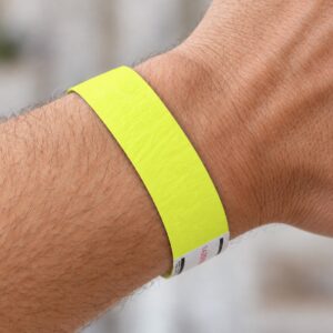 Jumbo Plastic Table Rolls - 1 Roll or 4 Rolls/Case - Neon Yellow
