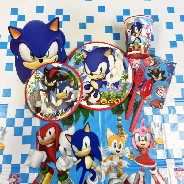 Sonic the Hedgehog Luncheon Napkins - 16 Napkins or 96 Napkins/Unit - Image 2