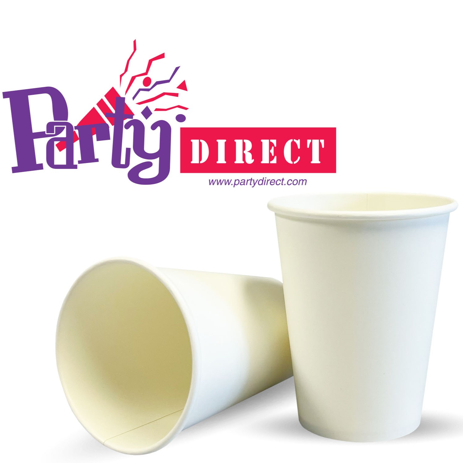 Solid Color Paper Cups, 9oz - 50 Cups/Pack or 500 Cups/Case - Image 13