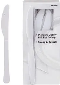 Jumbo Plastic Table Rolls - 1 Roll or 4 Rolls/Case - White