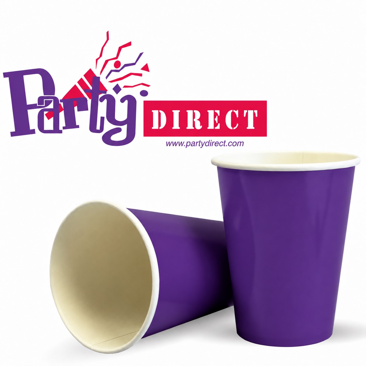 Solid Color Paper Cups, 9oz - 50 Cups/Pack or 500 Cups/Case - Image 9