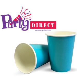 Jumbo Plastic Table Rolls - 1 Roll or 4 Rolls/Case - Caribbean Blue