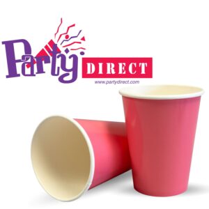 Jumbo Plastic Table Rolls - 1 Roll or 4 Rolls/Case - Hot Pink