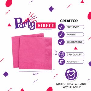 Jumbo Plastic Table Rolls - 1 Roll or 4 Rolls/Case - Hot Pink
