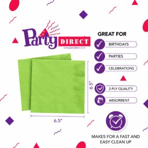 Jumbo Plastic Table Rolls - 1 Roll or 4 Rolls/Case - Lime Green