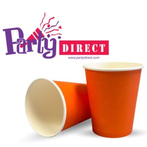 Jumbo Plastic Table Rolls - 1 Roll or 4 Rolls/Case - Orange