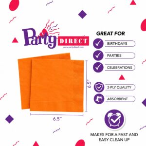 Jumbo Plastic Table Rolls - 1 Roll or 4 Rolls/Case - Orange