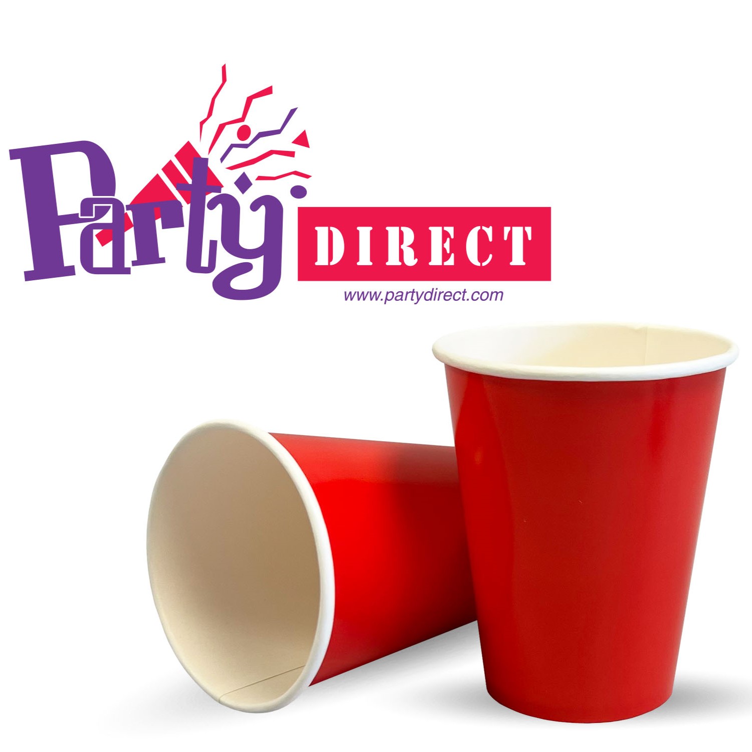 Solid Color Paper Cups, 9oz - 50 Cups/Pack or 500 Cups/Case - Image 10